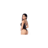 Body sexy noir dentelle & similicuir 